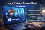 How to Fix Apps Opening Slowly in Windows 11