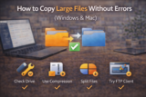 How to Copy Large Files Without Errors (Windows & Mac)