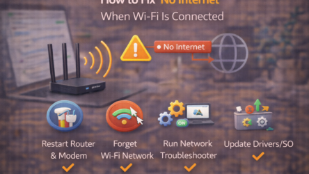How to Fix ‘No Internet’ When WiFi Is Connected